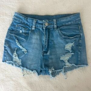 Shein jean shorts